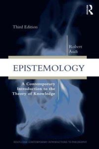 Book Cover for Epistemology by Robert Audi