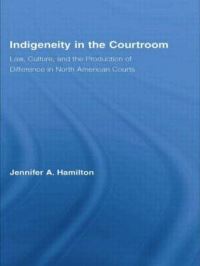 Book Cover for Indigeneity in the Courtroom by Jennifer Anne Hamilton