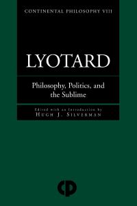 Book Cover for Lyotard by Hugh J Silverman