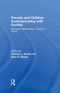 Book Cover for Parents and Children Communicating With Society by Thomas J Socha, Glen H Stamp
