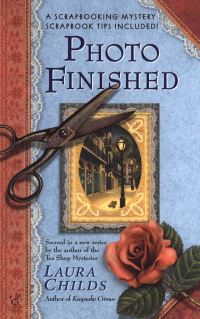 Book Cover for Photo Finished by Laura Childs, Copyright Paperback Collection Library of Congress