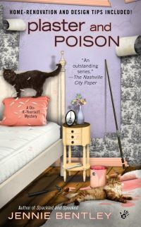 Book Cover for Plaster and Poison by Jennie Bentley, Copyright Paperback Collection Library of Congress