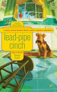 Book Cover for Lead-Pipe Cinch by Christy Evans, Copyright Paperback Collection Library of Congress