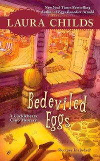 Book Cover for Bedeviled Eggs by Laura Childs, Copyright Paperback Collection Library of Congress