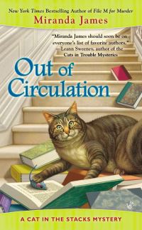 Book Cover for Out of Circulation by Miranda James, Copyright Paperback Collection Library of Congress