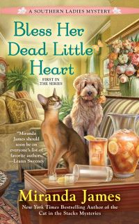 Book Cover for Bless Her Dead Little Heart by Miranda James, Copyright Paperback Collection Library of Congress
