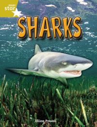 Book Cover for Rigby Star Independent Year 2 Gold Non Fiction Sharks Single by Jillian Powell