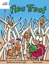 Book Cover for Rigby Star Independent Year 2 White Fiction Flea Treat Single by Jan Burchett, Sara Vogler