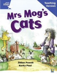 Book Cover for Mrs Mog's Cats, Jillian Powell, Korky Paul. Teaching Version by Jillian Powell