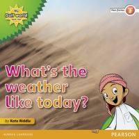 Book Cover for What's the Weather Like Today? by Kate Riddle