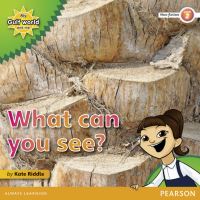 Book Cover for What Can You See? by Kate Riddle