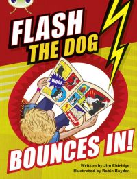 Book Cover for Bug Club Brown A/3C Flash the Dog Bounces In! by Jim Eldridge