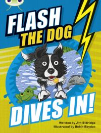 Book Cover for Bug Club Independent Fiction Year 3 Brown B Flash the Dog Dives In! by Jim Eldridge