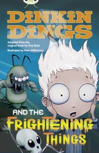 Book Cover for Bug Club Independent Fiction Year 4 Grey Dinking Dings and the Frightening Things by Guy Bass, Maureen Haselhurst