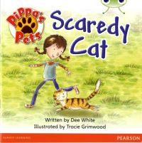 Book Cover for Pippa's Pets. Scaredy Cat by Dee White