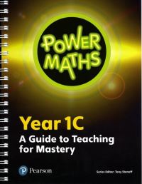 Book Cover for Power Maths. Year 1C A Guide to Teaching for Mastery by Tony Staneff