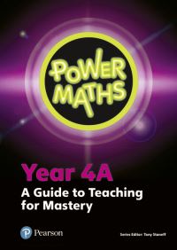 Book Cover for Power Maths. Year 4A A Guide to Teaching for Mastery by Tony Staneff