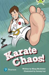 Book Cover for Bug Club Independent Fiction Year Two Lime Plus a Karate Chaos by Margaret McAllister