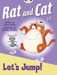 Book Cover for Bug Club Guided Fiction Reception Red C Rat and Cat in Let's Jump by Jeanne Willis