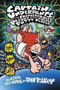 Book Cover for Captain Underpants and the Preposterous Plight of the Purple Potty People by Dav Pilkey