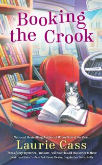 Book Cover for Booking the Crook by Laurie Cass, Copyright Paperback Collection Library of Congress