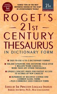 Book Cover for Roget's 21st Century Thesaurus, Third Edition by Barbara Ann Kipfer
