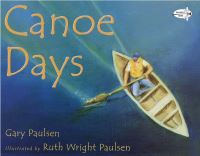 Book Cover for Canoe Days by Gary Paulsen, Ruth Wright Paulsen