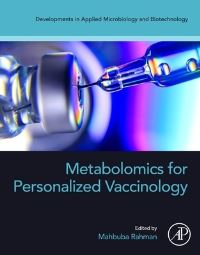 Book Cover for Metabolomics for Personalized Vaccinology by Mahbuba Rahman