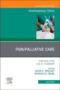 Book Cover for Pain/palliative Care by Ronald G Pearl, Sean Mackey