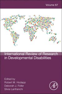 Book Cover for International Review Research in Developmental Disabilities. 66 by Robert M Hodapp, Deborah J Fidler, Silvia Lanfranchi
