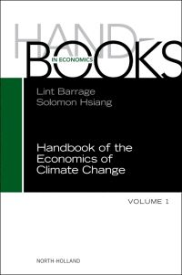 Book Cover for Handbook of the Economics of Climate Change by Lint Barrage, Solomon Hsiang