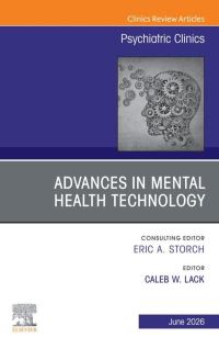 Book Cover for Advances in Mental Health Technology by Caleb W Lack