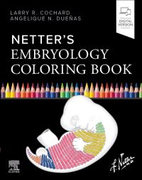 Book Cover for Netter's Embryology Coloring Book by Larry R Cochard, Angelique N Dueñas