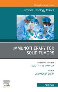 Book Cover for Immunotherapy for Solid Tumors by Jashodeep Datta