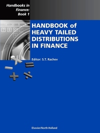 Book Cover for Handbook of Heavy Tailed Distributions in Finance by S T Rachev