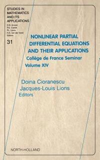 Book Cover for Nonlinear Partial Differential Equations and Their Applications Vol. 14 by D Cioranescu, J L Lions, Collège de France