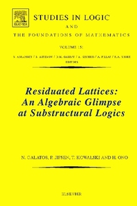 Book Cover for Residuated Lattices by Nikolas Galatos
