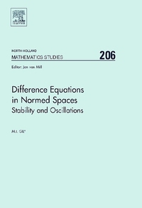 Book Cover for Difference Equations in Normed Spaces by M I Gil