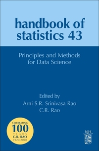 Book Cover for Principles and Methods for Data Science by Arni SR Srinivasa Rao, CR Rao