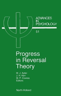Book Cover for Progress in Reversal Theory by Michael J Apter, J H Kerr, M P Cowles