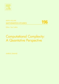 Book Cover for Computational Complexity by Marius Zimand