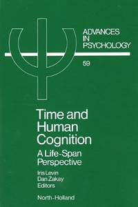 Book Cover for Time and Human Cognition by I Levin, D Zakay
