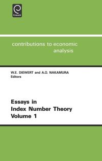 Book Cover for Essays in Index Number Theory. Vol.1 by W E Diewert, Alice Nakamura