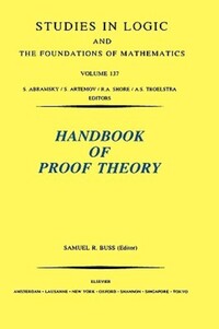 Book Cover for Handbook of Proof Theory by Samuel R Buss