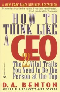 Book Cover for How to Think Like a CEO by D A Benton