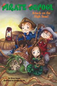 Book Cover for Attack on the High Seas! by Brian James, Jennifer Zivoin