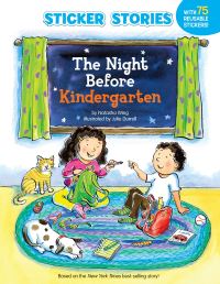 Book Cover for The Night Before Kindergarten (Sticker Stories). Sticker Stories by Natasha Wing
