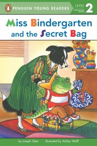 Book Cover for Miss Bindergarten and the Secret Bag by Joseph Slate