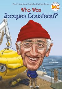 Book Cover for Who Was Jacques Cousteau? by Nico Medina, Dede Putra