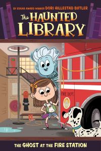 Book Cover for The Ghost at the Fire Station by Dori Hillestad Butler